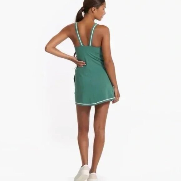 Vuori Volley Dress in Green Tennis Workout Athletic Mint White Medium M VW604 - Picture 3 of 14